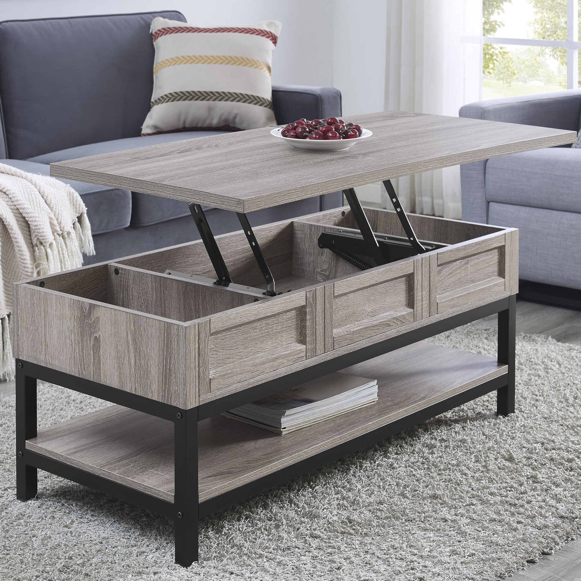 Omar Coffee Table With Lift Top 